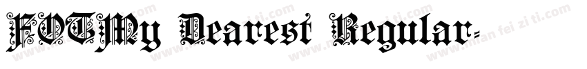 FOTMy Dearest Regular字体转换